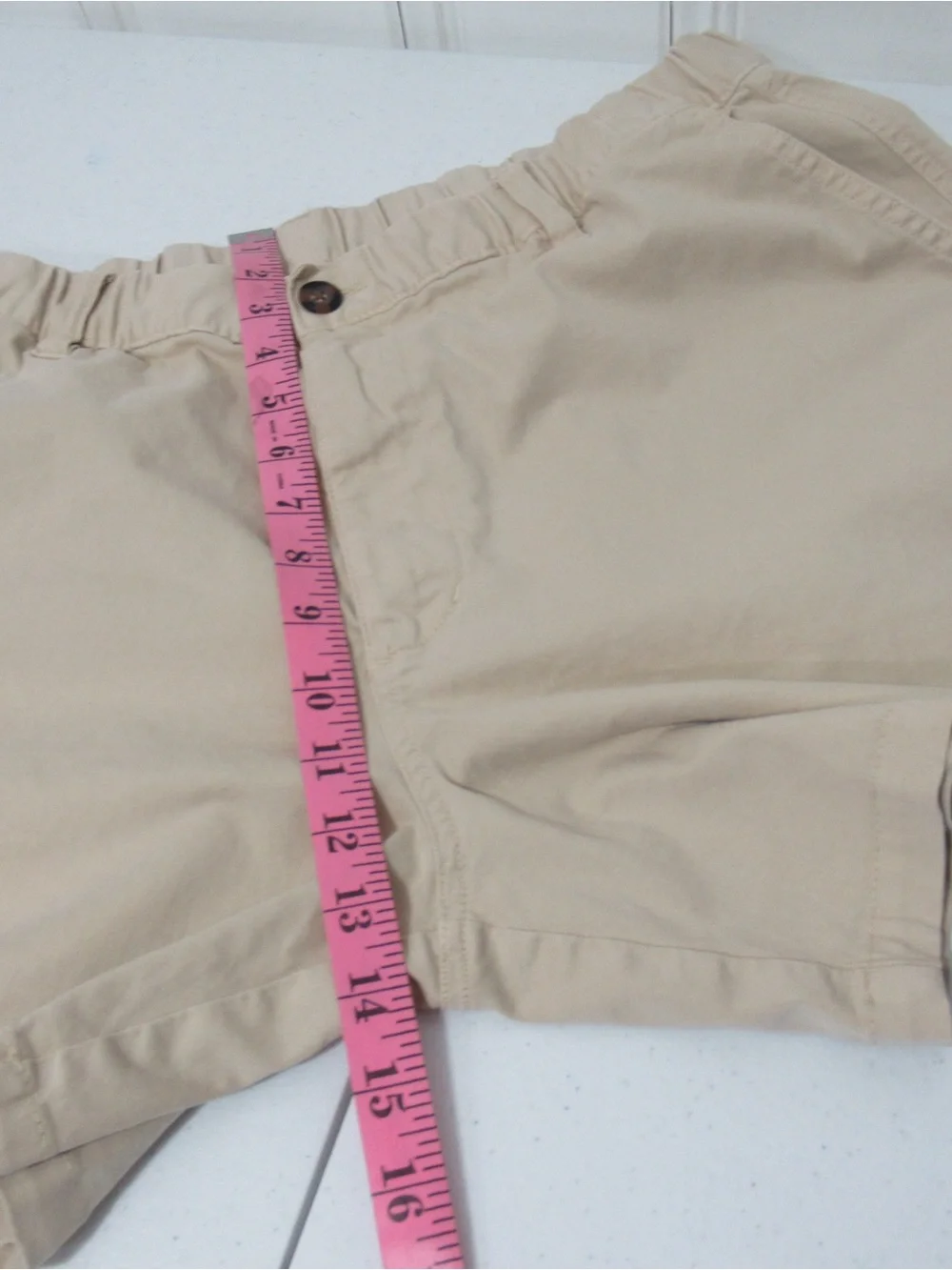 Bearbottom Men’s Tan Stretch Short Size XL 5.5 Inseam Neutral